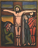Il Crocifisso olio su tela, cm 50x40.