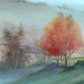 Settembre in val dOrcia, olio su tela, 90x120 cm.